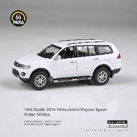 <予約 2026/10月発売予定> PARA64 1/64 三菱 パジェロ スポーツ 2014 ポーラーホワイト LHD