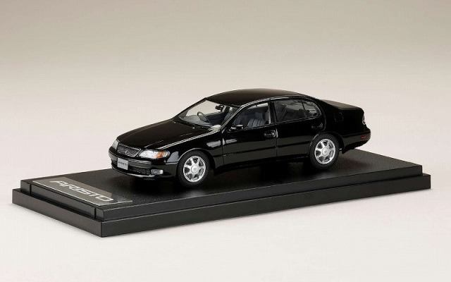 ホビージャパン　Mark 43 トヨタアリスト 1/43 ホビージャパン MARK43 トヨタ アリスト JZS147 ブラック - メルカリ