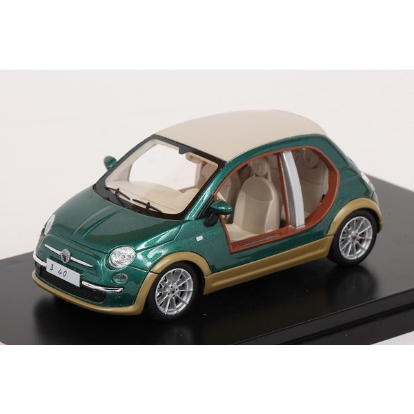 【プレミアムX】 1/43 フィアット 500 カスターニャ EV 2009 （カダフィ大佐）