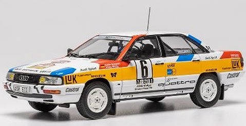 <予約 2026/8月発売予定> ixo 1/43 アウディ 200 クワトロ 1988年 ラリー ドイチュラント #6 A.Schwarz/K.Wicha