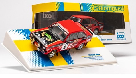 <予約 2026/5月発売予定> ixo 1/43 フォード エスコート MKII RS1800 2010年 ブークル・ド・スパ #3 S.Blomqvist/R.Jakobsson