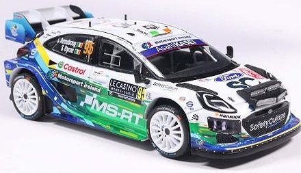 <予約 2026/7月発売予定> ixo 1/43 フォード プーマ Rally1 2026年 ラリーモンテカルロ #95 J.Armstrong/S.Byrne ライトポッド付