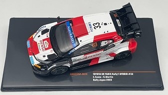 ixo 1/43 トヨタ GR ヤリス?Rally1?　優勝 2023年ラリージャパン  #33? E.Evans　KBモデル特注