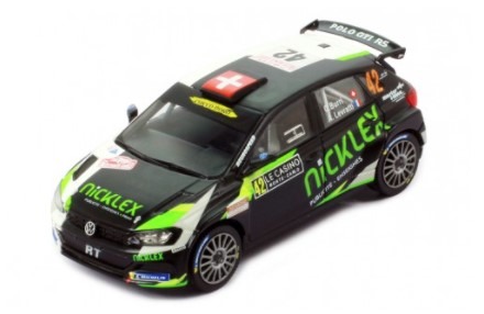 ixo 1/43 VW POLO GTI R5 #42 O.BURRI -A.LEVRATTI RALLYE MONTE-CARLO 2020