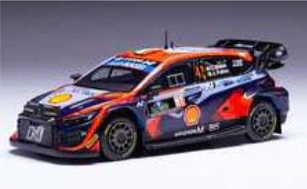 ixo 1/43 ヒョンデ i20 N Rally1 2023年スウェーデンラリー #42 C.Breem/J.Fulton 