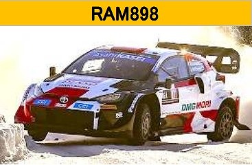 ixo 1/43 トヨタ GR ヤリス Rally1 2023年モンテカルロラリー #69 K.Rovanpera/J.Halttunen