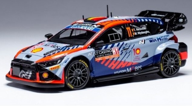ixo 1/43 ヒョンデ?i20?N?Rally1?2024年モンテカルロラリー 優勝 #11?T.Neuville/M.Wydaeghe