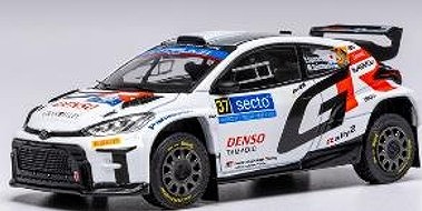 ixo 1/43 トヨタ GR ヤリス ラリー2 2024年 ラリーフィンランド #37 山本雄紀/マルコ・サルミネン
