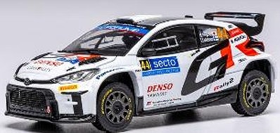 ixo 1/43 トヨタ GR ヤリス ラリー2 2024年 ラリーフィンランド #44 小暮ひかる/トピ・ルフティネン