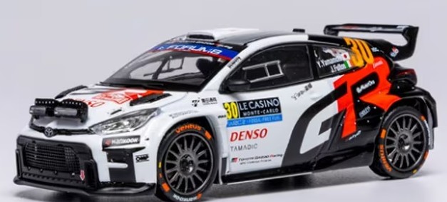 ixo 1/43 トヨタ GR ヤリス ラリー2 2025年 ラリーモンテカルロ #30 Y.Yamamoto / J.Fulton