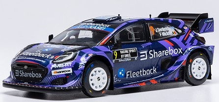 <予約 2025/12月以降発売予定> ixo 1/43 フォード プーマ ラリー1 2025年 ラリースウェーデン　#9 J.Serderidis/F.Miclotte