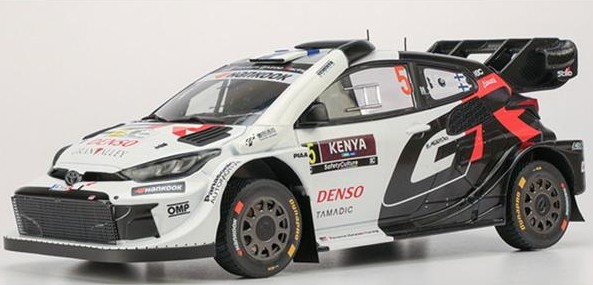 ixo 1/43 トヨタ GR ヤリス ラリー1 2025年 ラリーケニア #5 S.Pajari/M.Salminen
