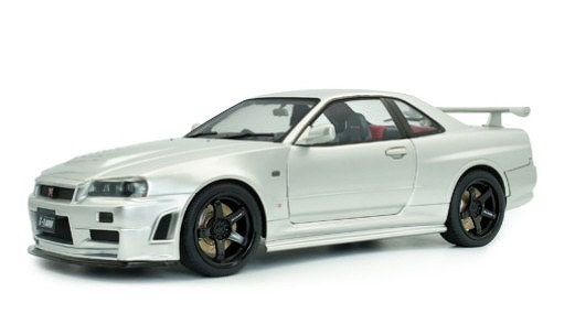 ソリド 1/18 日産 スカイライン GT-R R34 Z-tune 銀 SOLIDO 1/18 日産 スカイライン GT-R (R34) Z-tune 1999 (シルバー)