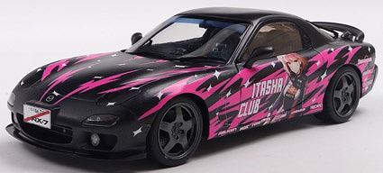 SOLIDO 1/18 マツダ RX-7 (FD3S) ソリドワークス 痛車 1999　(ブラック/ピンク)