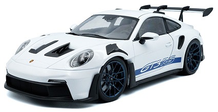 SOLIDO 1/18 ポルシェ 911(992) GT3 RS 2024 (ホワイト/ブルーストライプ)