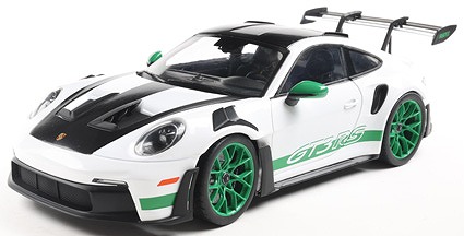 <予約 2026/6月発売予定> SOLIDO 1/18 ポルシェ 911 GT3 RS トリビュート カレラRS パッケージ 2024 (ホワイト/グリーン)