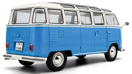 SOLIDO 1/18 フォルクスワーゲン T1 サンバ バス 1962 (ブルー/ホワイト)