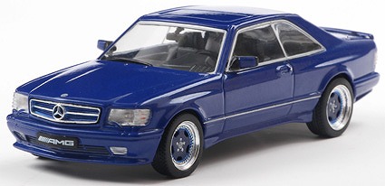 SOLIDO 1/43 メルセデスベンツ 560 SEC AMG ワイドボディ 1990 （ブルー)