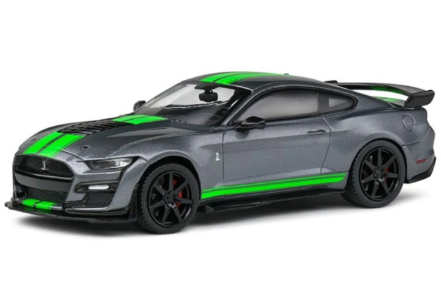 SOLIDO 1/43 シェルビー マスタング GT500 2020 (グレー/グリーンストライプ)