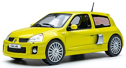 <予約 2026/冬発売予定> SOLIDO 1/43 ルノー クリオ V6 フェーズ2 2004 (イエロー)