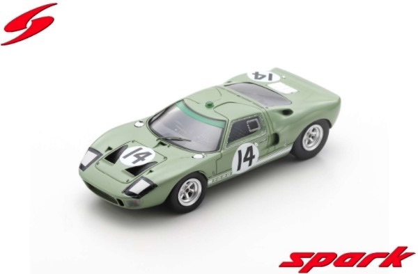 Spark 1/43 Ford GT40 No.14 24H Le Mans 1965 J. Whitmore - I. Ireland