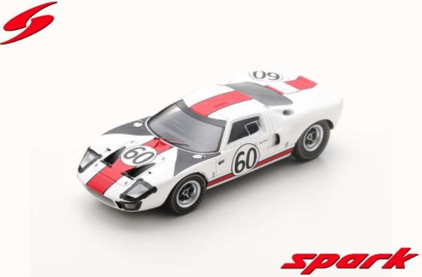 Spark 1/43 Ford GT40 No.60 24H Le Mans 1966 J. Ickx - J. Neerpasch