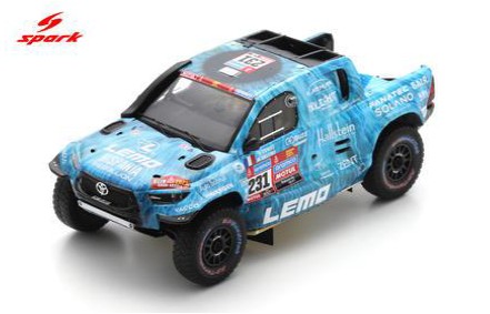 <予約 2026/10月発売予定> Spark 1/43 TOYOTA HILUX No.231 22nd Place Dakar 2023 R. Dumas - M. Delfino