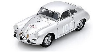 <予約 2026/1月発売予定> Spark 1/43 Porsche 356 BT5 No.108 Winner Tour De Corse 1960 H. Linge - P-E. Strahle