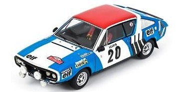 <予約 2026/1月発売予定> Spark 1/43 Renault 17 No.20 5th Rally Monte Carlo 1975 J-F. Piot - J. De Alexandris