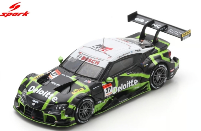 spark 1/64 Deloitte TOM'S GR Supra TGR TEAM Deloitte TOM'S No.37 GT500 SUPER GT 2025 U. Sasahara - G. Alesi