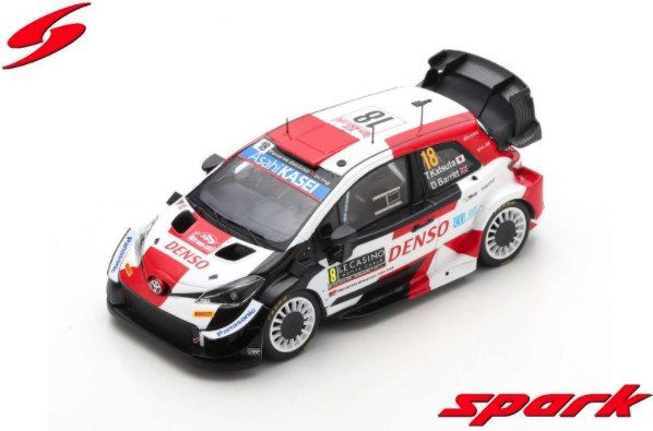 Spark 1/43 TOYOTA Yaris WRC WRT No.18 Rally Monte Carlo 2021T.Katsuta/D.Barritt