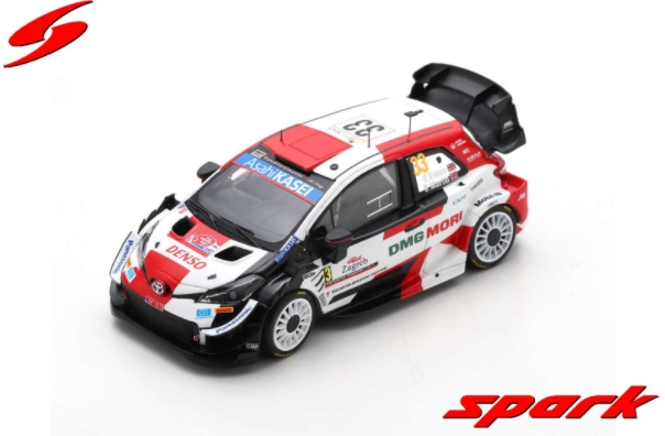 spark 1/43 TOYOTA Yaris WRC No.33 2nd Rally Croatia 2021Elfyn Evans - Scott Martin