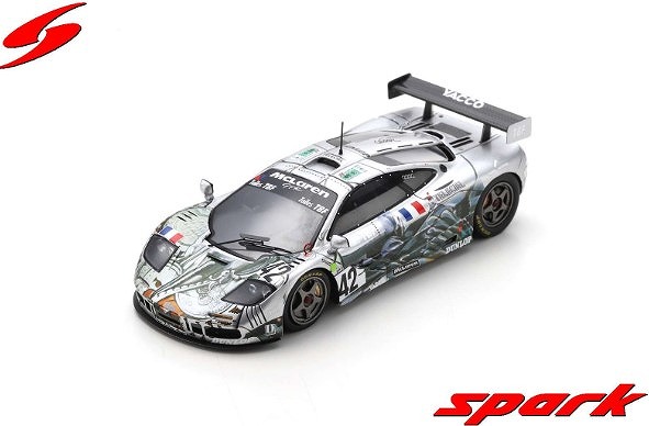 Spark 1/43 McLaren F1 GTR No..42 Societe BBA Competition 24H Le Mans 1995 J-L. Maury-Laribiere-M. Sourd-H. Poulain