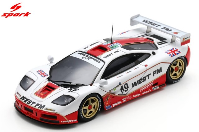 Spark 1/43 McLaren F1 GTR No.49 Le Mans 24H 1995 J. Nielsen - J. Mass - T. Bscher