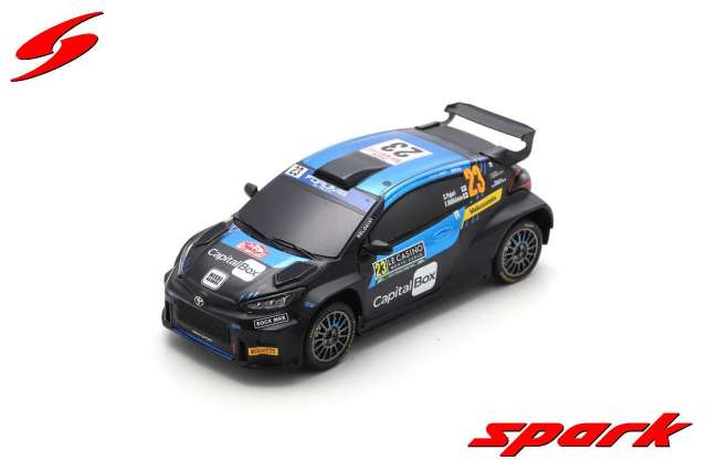 Spark 1/43 TOYOTA GR Yaris Rally 2 No.23 Printsport Racing Team 5th RC2 Rally Monte Carlo 2024 S. Pajari