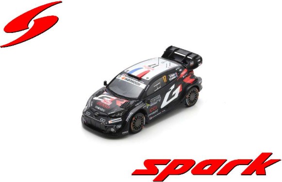 Spark 1/43 TOYOTA GR Yaris Rally1 No.17 Winner Rally Monte Carlo 2025 S. Ogier's  10th Rally Monte Carlo victories