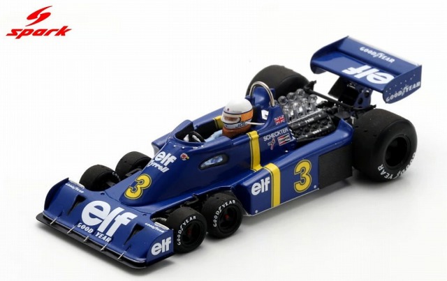 Spark 1/43 Tyrrell P34 No.3 Winner Sweden GP 1976 Jody Scheckter