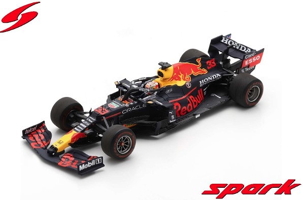 Spark 1/43 Red Bull Racing Honda RB16B No.33 Winner Abu Dhabi GP 2021World Champion Edition M.Verstappen