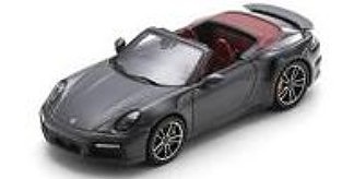 <予約 2026/3月発売予定> Spark 1/43 Porsche 911 Turbo S (992) Cabriolet - Agate Grey