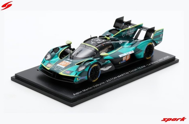Spark 1/43 Aston Martin Valkyrie No.007 ASTON MARTIN THOR TEAM Le Mans 24H 2025 H. Tincknell - T. Gambel - R. Gunn