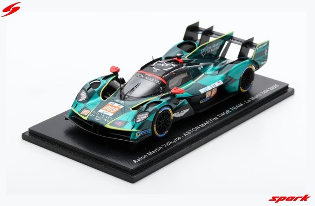 Spark 1/43 Aston Martin Valkyrie No.009 ASTON MARTIN THOR TEAM Le Mans 24H 2025 A.Riberas-M.Sorensen-R.De Angelis