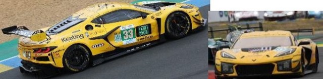 Spark 1/43 Corvette Z06 LMGT3.R No.33?TF SPORT Le Mans 24H 2025 B. Keating -? J. Edgar - D. Juncadella