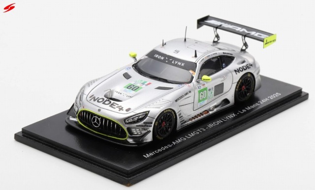 Spark 1/43 Mercedes-AMG LMGT3 No.60 IRON LYNX Le Mans 24H 2025 A. Gilbert -?L. Hanafin - F. Rueda