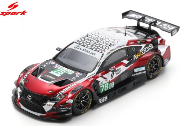 Spark 1/43 Lexus RC F LMGT3 No.78?AKKODIS ASP TEAM Le Mans 24H 2025 A. Robin - J. Hawksworth - F. Gehrsitz