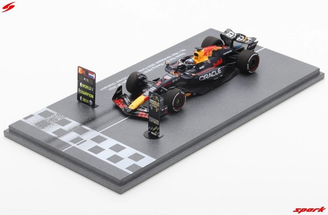 Spark 1/43 Oracle Red Bull Racing RB20 No.1 Oracle Red Bull Racing  2024 F1 Drivers' Champion Max Verstappen