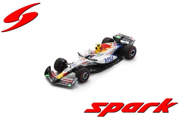 Spark 1/43 Racing Bulls VCARB 02 No.30 Visa Cash App Racing Bulls Formula One Team Japanese GP 2025 Liam Lawson