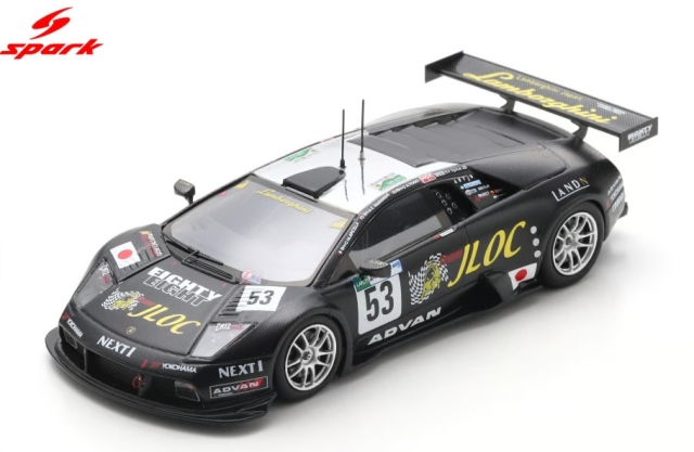 spark 1/43 Lamborghini Murcielago R-GT LM No.53 JLOC ISAO NORITAKE 24H Le Mans 2007 M. Apicella A. Yogo K. Yamanishi