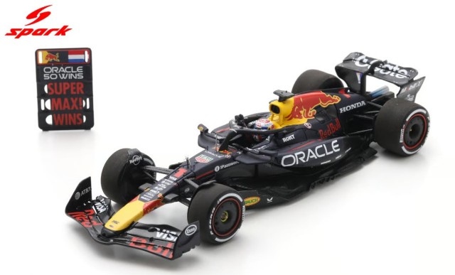 Spark 1/43 Red Bull Racing RB21 No.1 Oracle Red Bull Racing Winner Italian GP 2025 Max Vestappen - Oracle 50 Wins