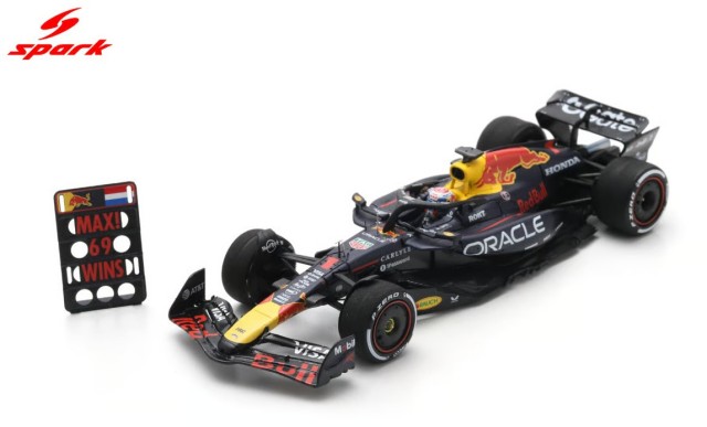 Spark 1/43 Oracle Red Bull Racing RB21 No.1 Winner Las Vegas GP 2025 Max Verstappen