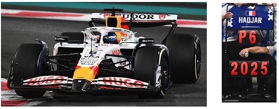 <予約 2026/4月発売予定> Spark 1/43 Racing Bulls VCARB 02 No.6 Visa Cash App Racing Bulls Formula One Team Abu Dhabi GP 2025 Isack Hadjar